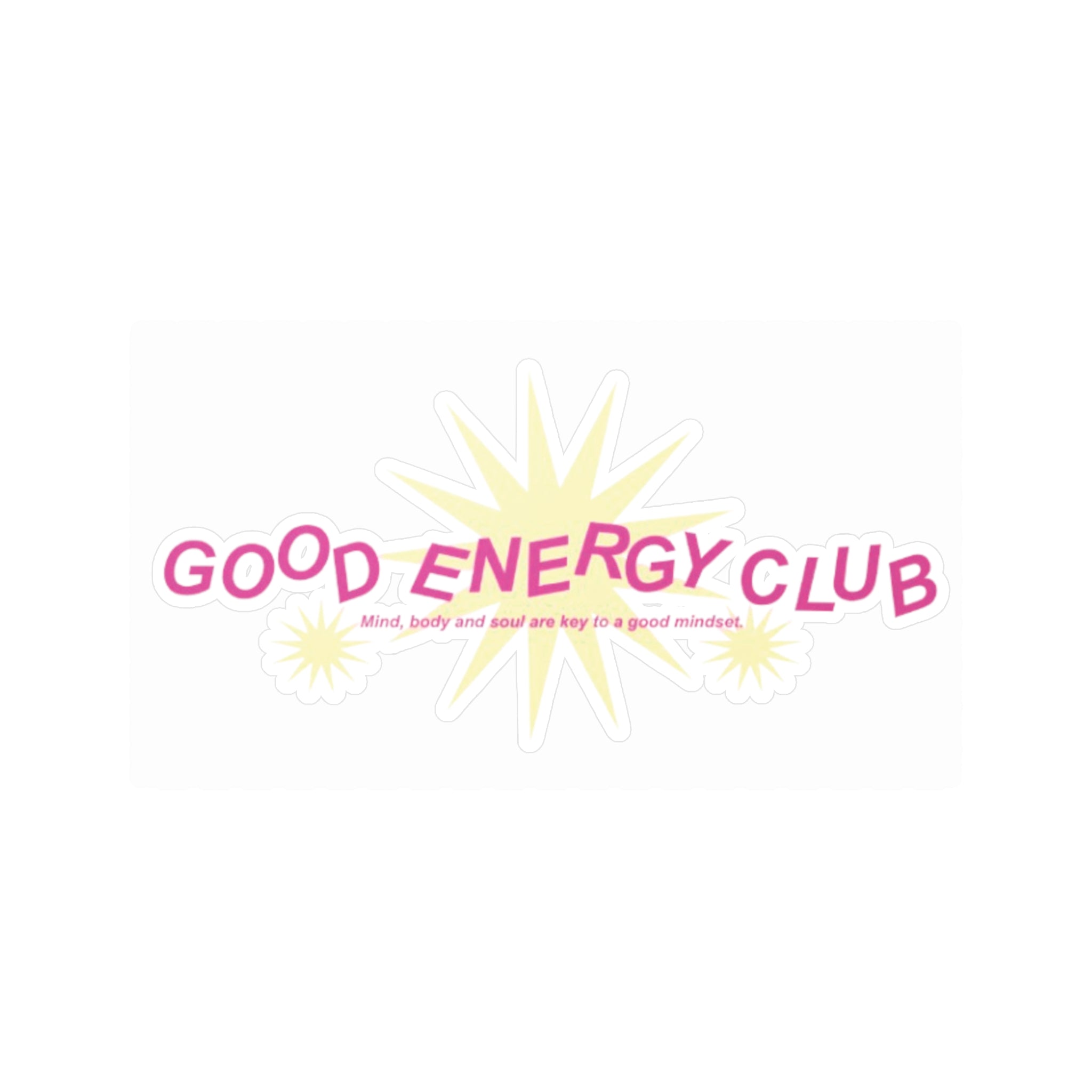 Good Energy Club sticker - matte