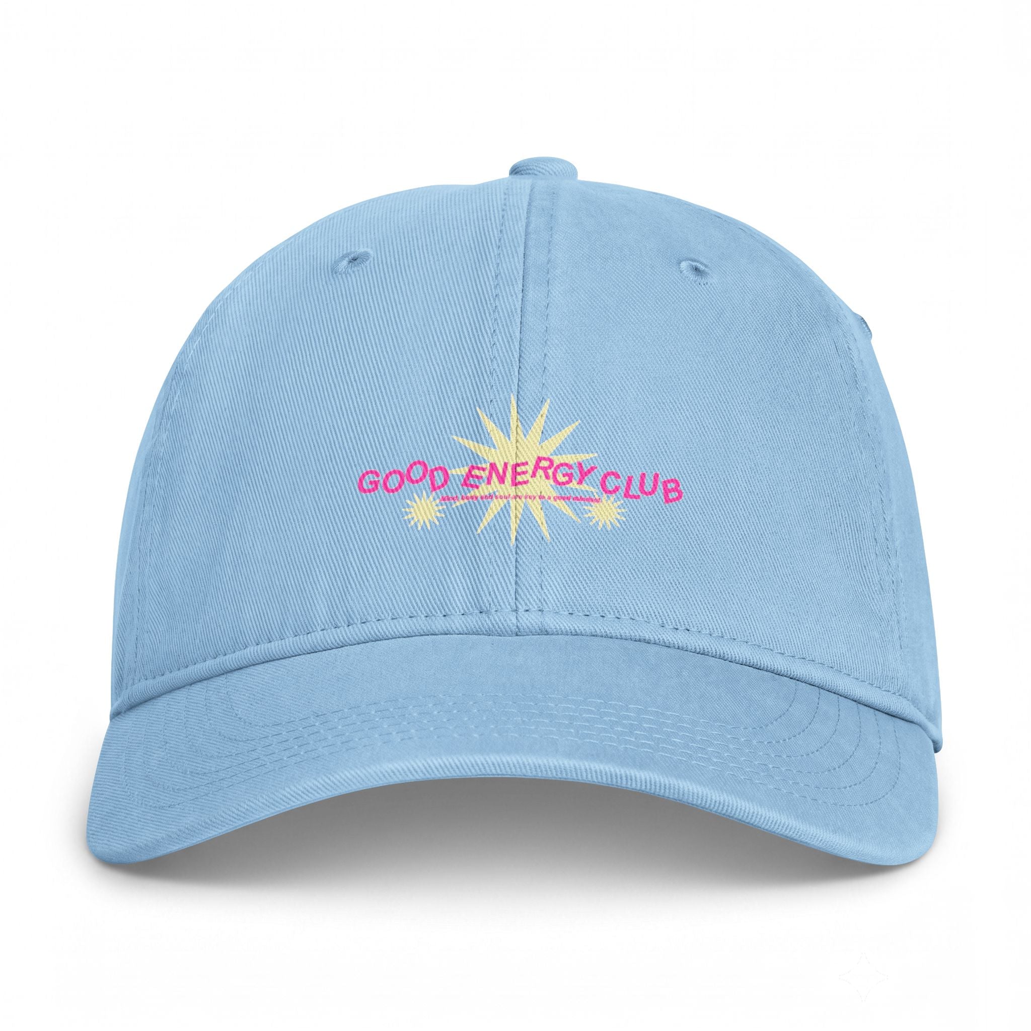 Good Energy Club washed cap — affirmation collection
